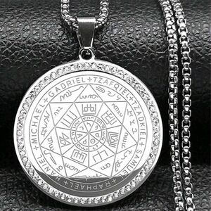Silver Pendant Necklace with Intricate Design